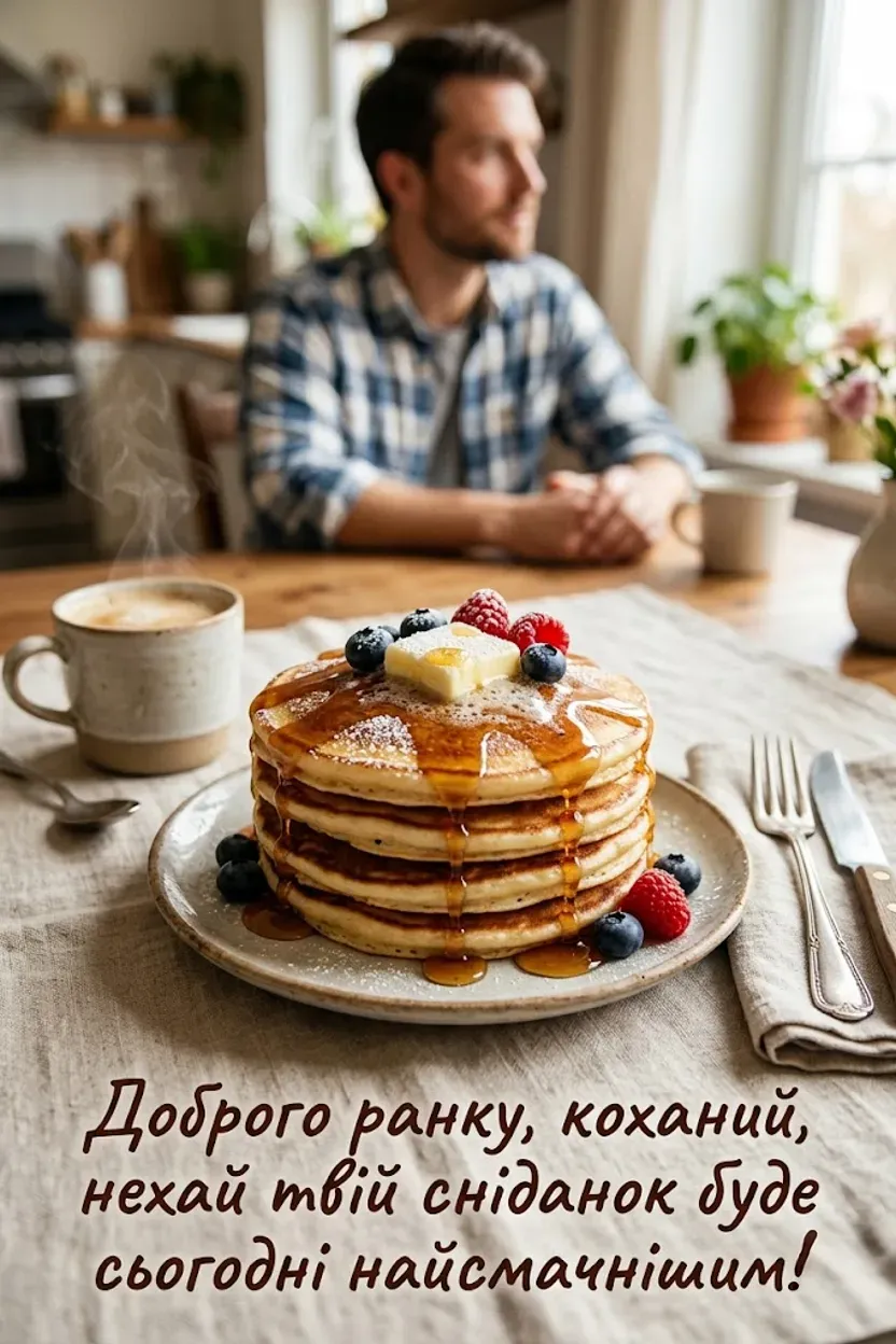 Доброго ранку своїми словами коханому: душевні побажання та ніжні листівки
