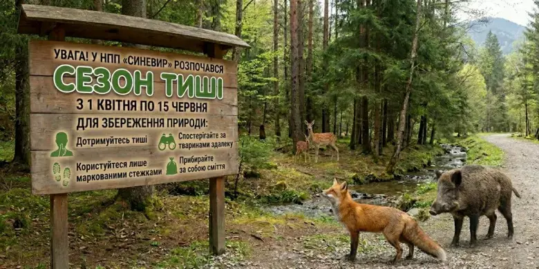 Природа йде на паузу: в Україні розпочався щорічний «сезон тиші»