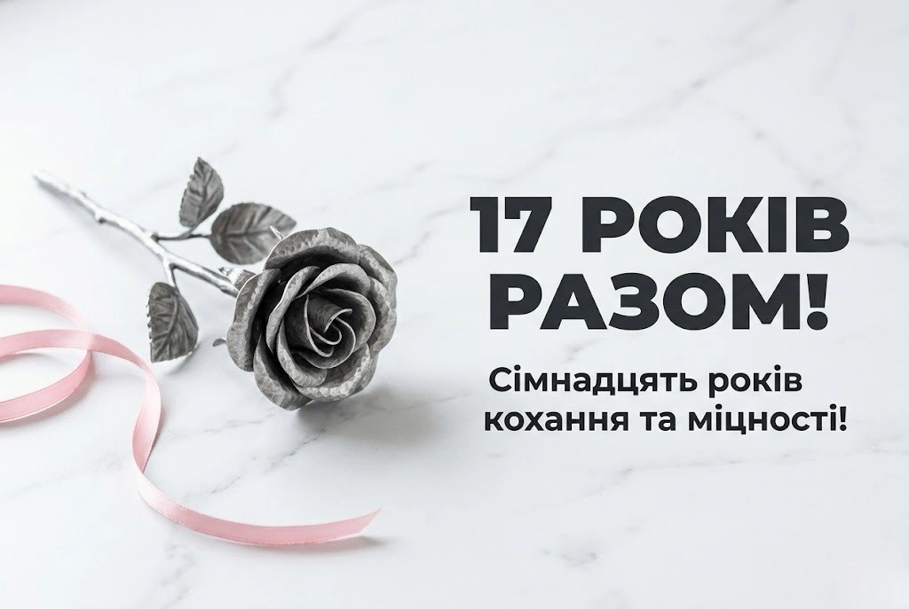 Сімнадцята річниця: Свято олова, троянд та справжньої вірності