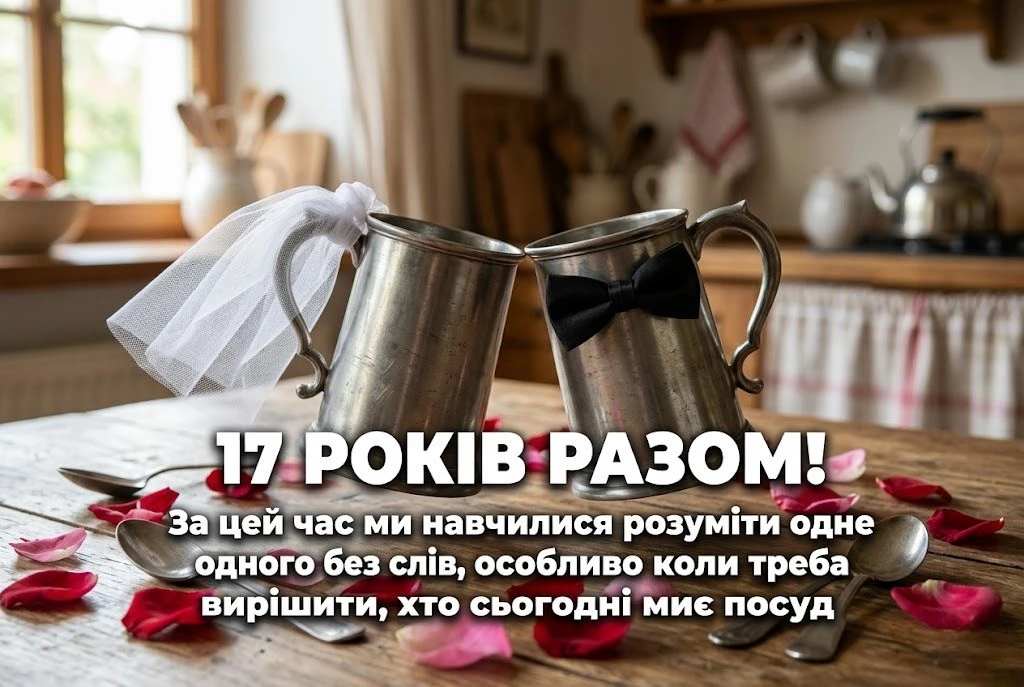 Сімнадцята річниця: Свято олова, троянд та справжньої вірності