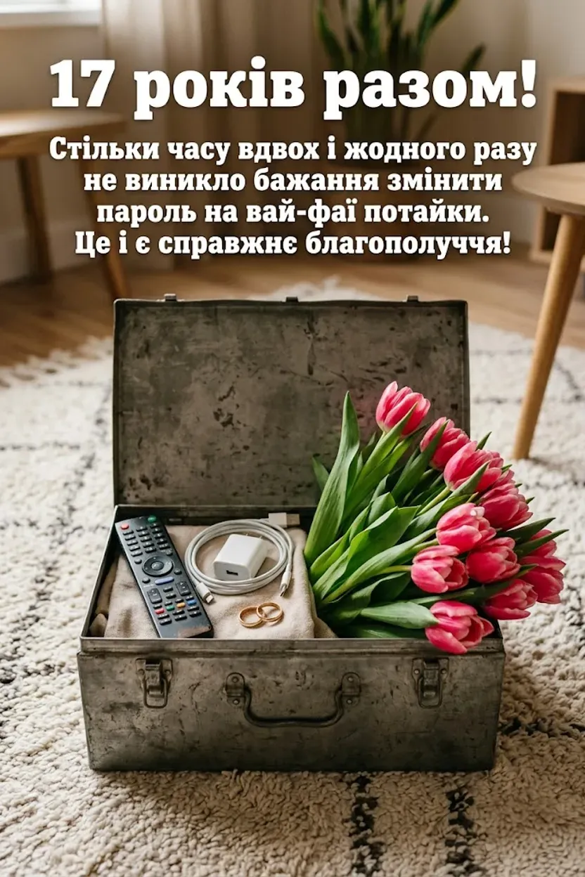 Сімнадцята річниця: Свято олова, троянд та справжньої вірності