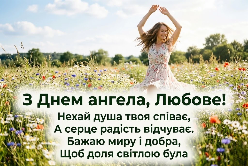 З днем ангела, Любочко: щирі побажання від серця для найближчих