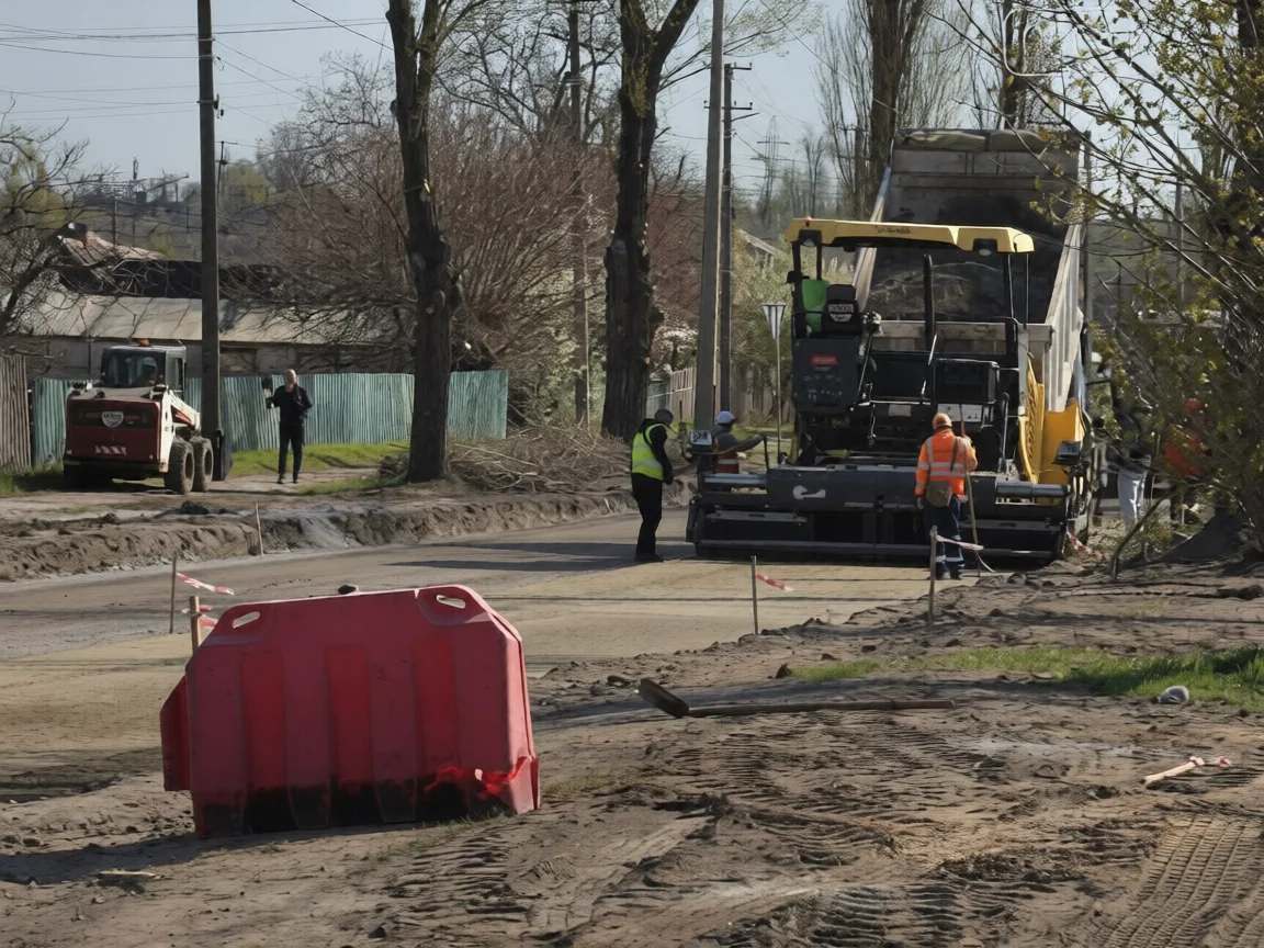 Криворізькі дорожники планують завершити оновлення вулиці 17-ї танкової бригади до кінця весни