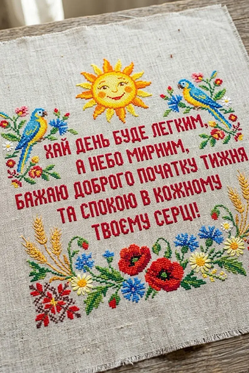 Доброго початку тижня: щирі побажання та красиві листівки для натхнення