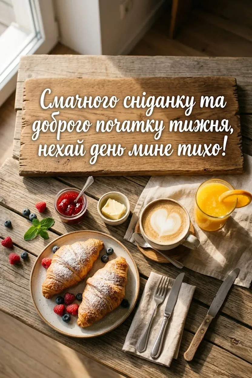 Доброго початку тижня: щирі побажання та красиві листівки для натхнення