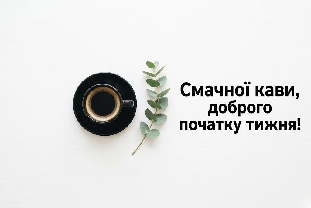 Доброго початку тижня: щирі побажання та красиві листівки для натхнення