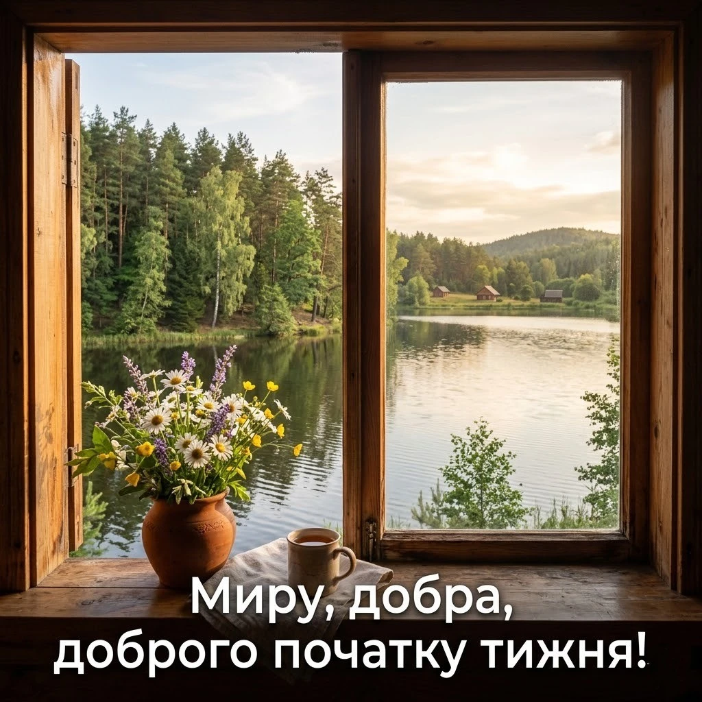 Доброго початку тижня: щирі побажання та красиві листівки для натхнення