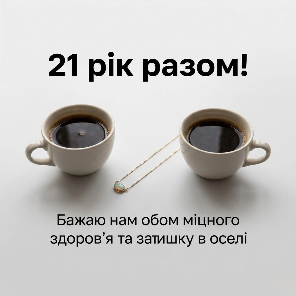 Що побажати на опалове весілля: 21 рік міцного кохання