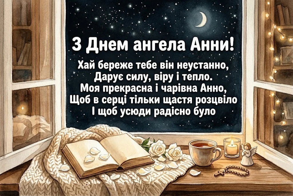 З днем ангела, Анно! Душевні слова та поезія до свята