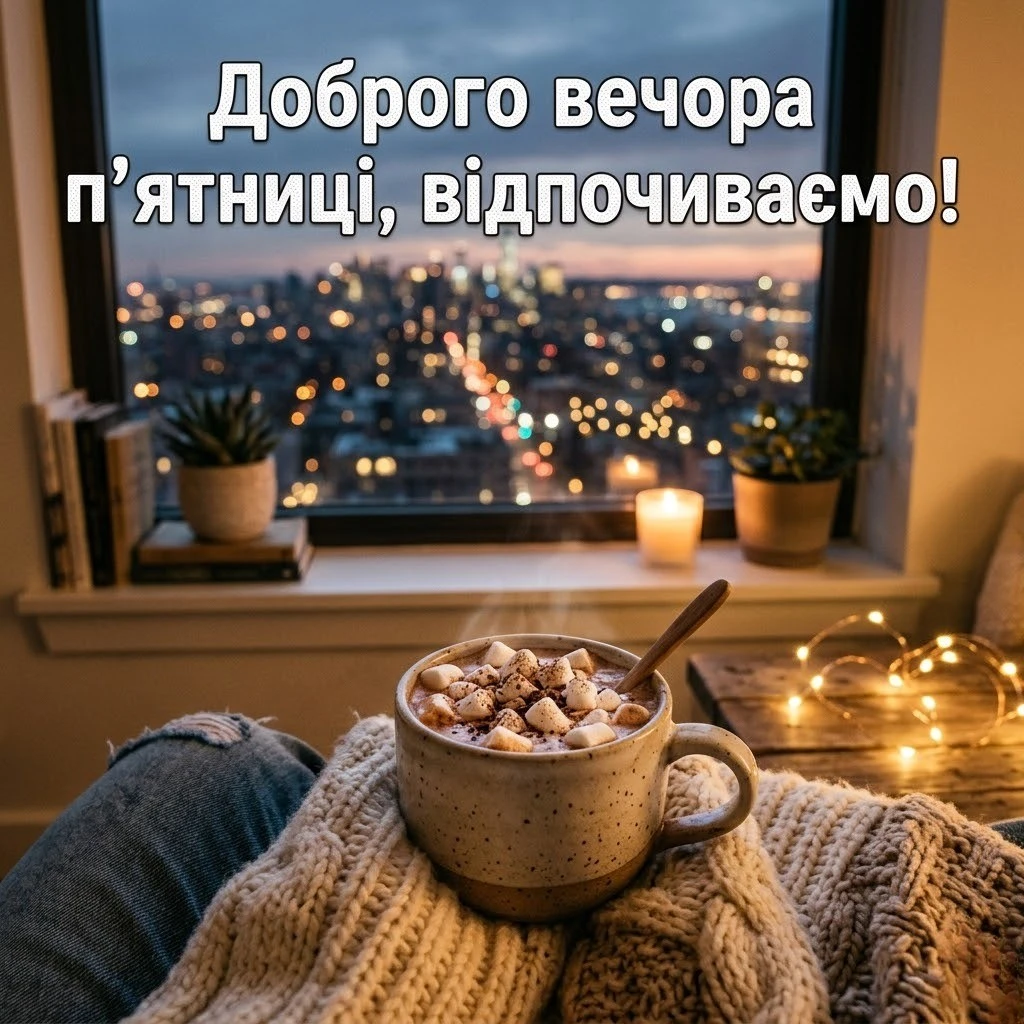 Доброго вечора п’ятниці та гарних вихідних: душевні картинки та щирі побажання
