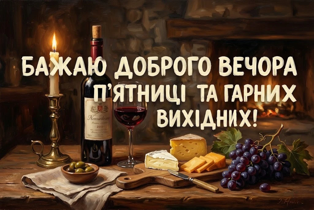 Доброго вечора п’ятниці та гарних вихідних: душевні картинки та щирі побажання