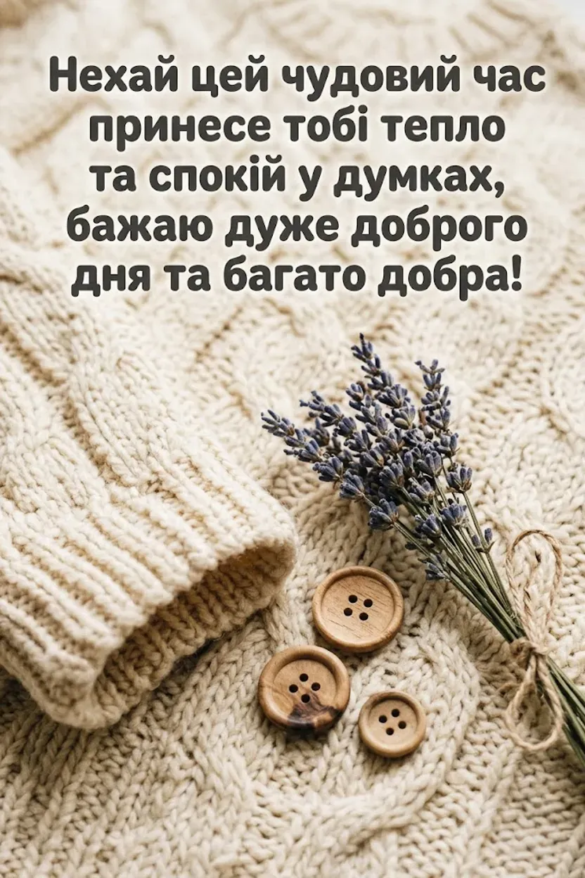 Листівки доброго дня українською мовою: душевна добірка для гарного настрою