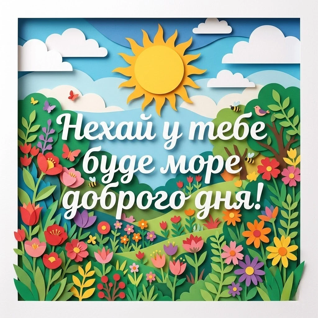 Листівки доброго дня українською мовою: душевна добірка для гарного настрою