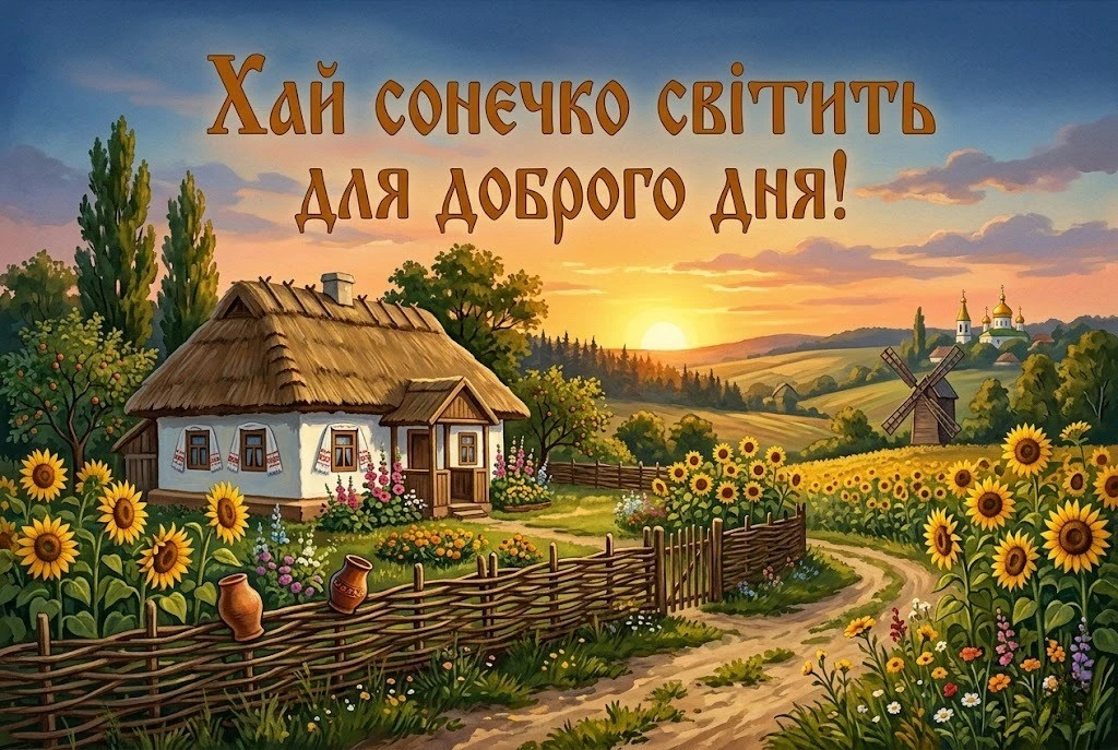 Листівки доброго дня українською мовою: душевна добірка для гарного настрою
