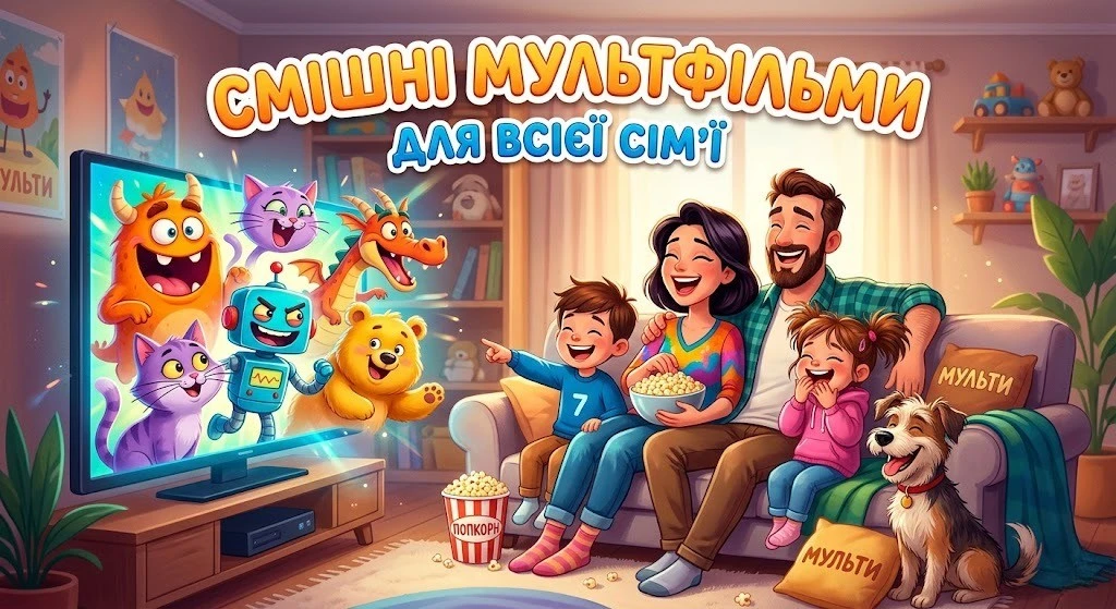 Смішні мультфільми для всієї сім’ї, які варто переглянути