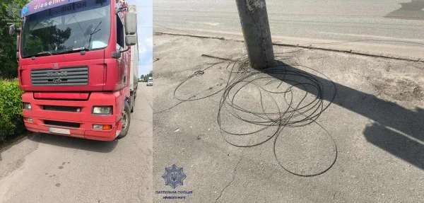 У Кривому Розі знайшли водія, чия вантажівка знесла світлофор