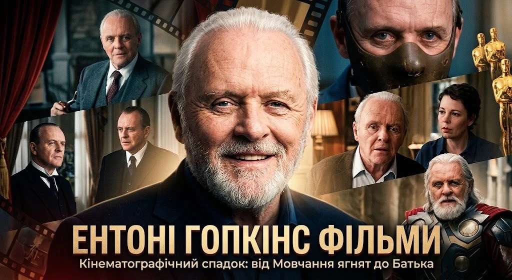 Ролі та фільми Ентоні Гопкінса що вражають