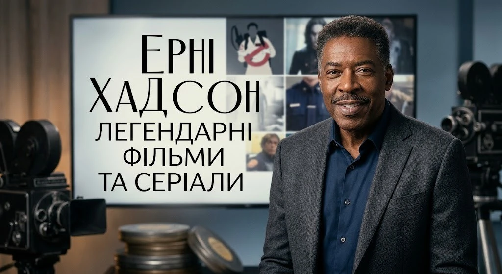Фільмографія Ерні Гадсона: серіали і фільми за роками