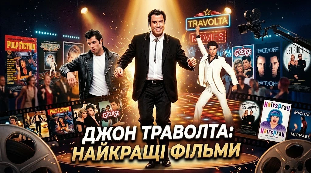 Кращі ролі Джона Траволти з рейтингами IMDb