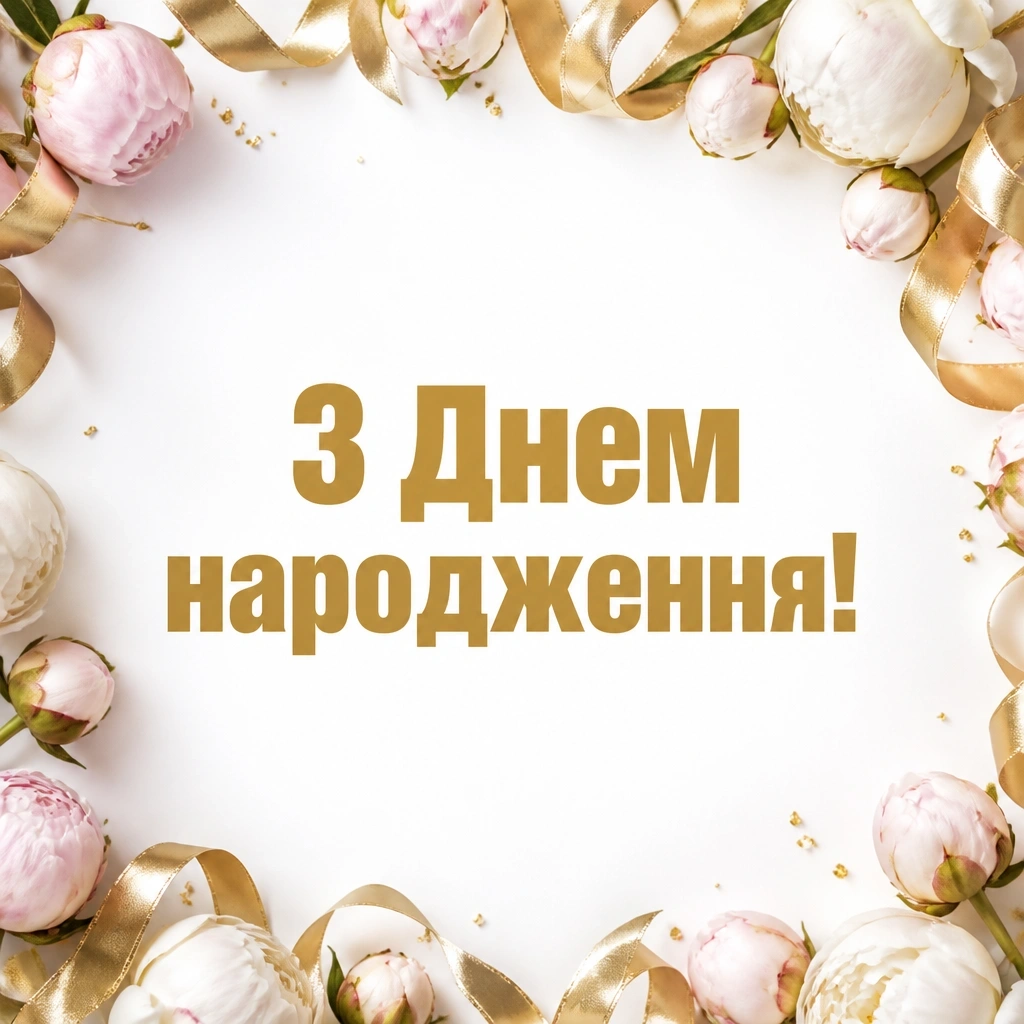 українські привітання з днем народження жінці