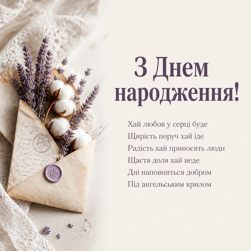 українські привітання з днем народження жінці
