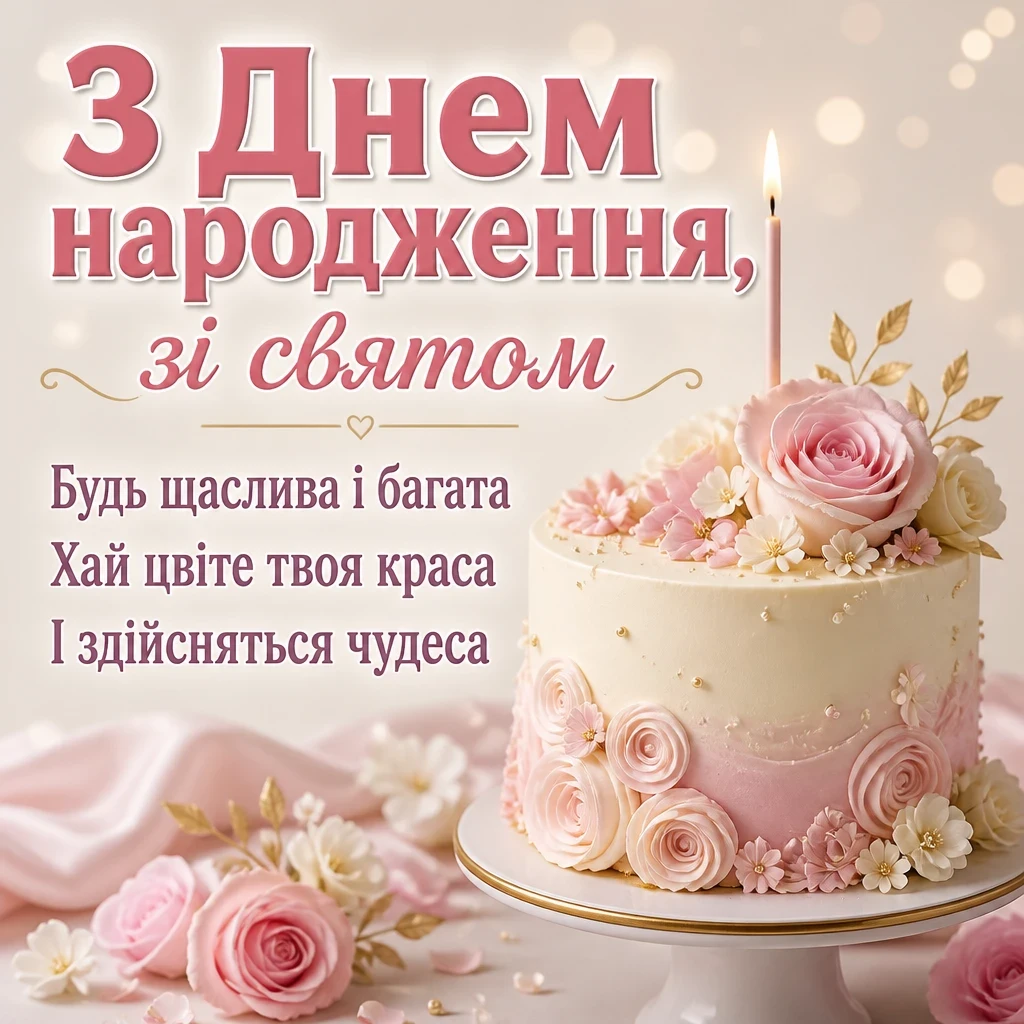 особливе привітання з днем народження сестрі