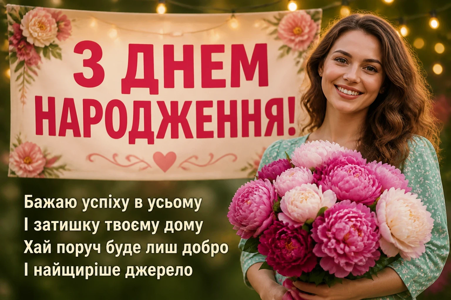 особливе привітання з днем народження сестрі