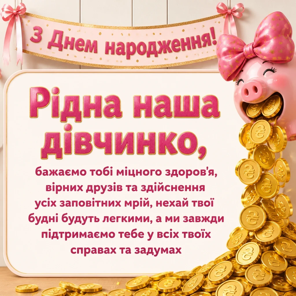 привітання з днем народження внучки від бабусі і дідуся