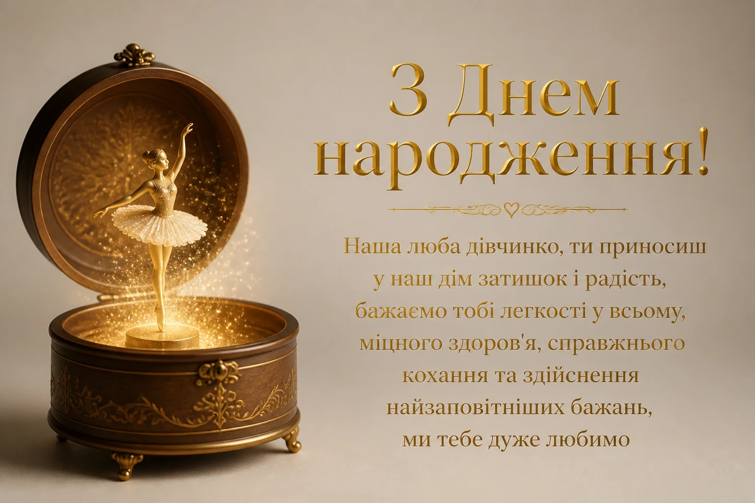 привітання з днем народження внучки від бабусі і дідуся