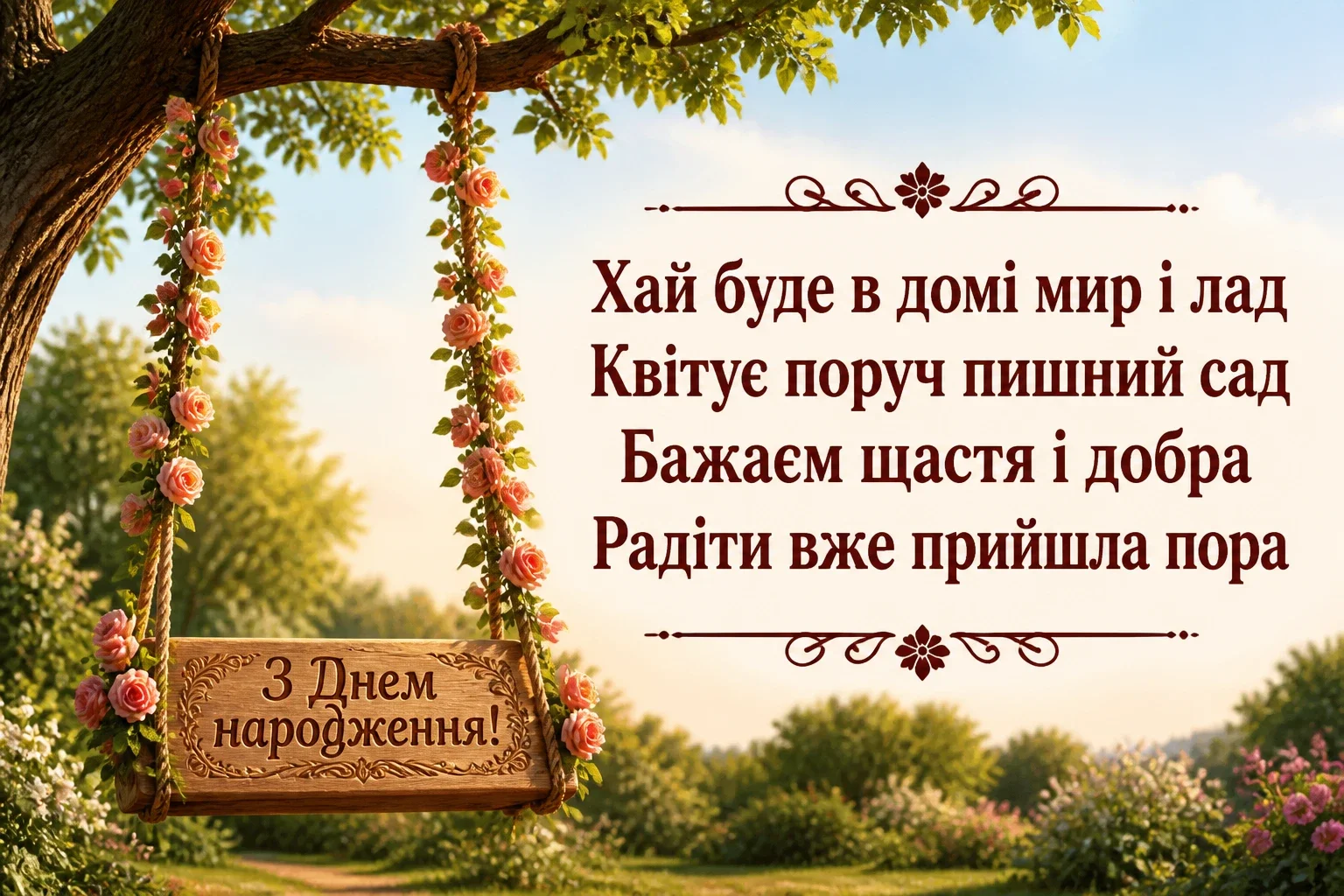 привітання з днем народження внучки від бабусі і дідуся