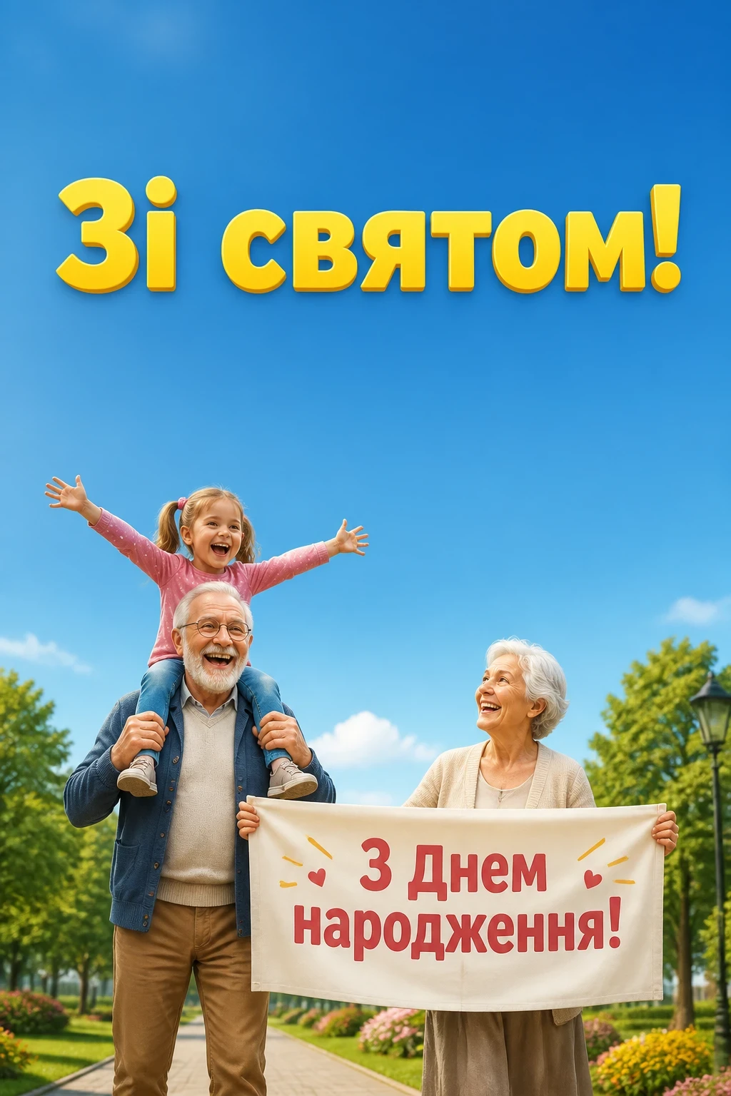 привітання з днем народження внучки від бабусі і дідуся