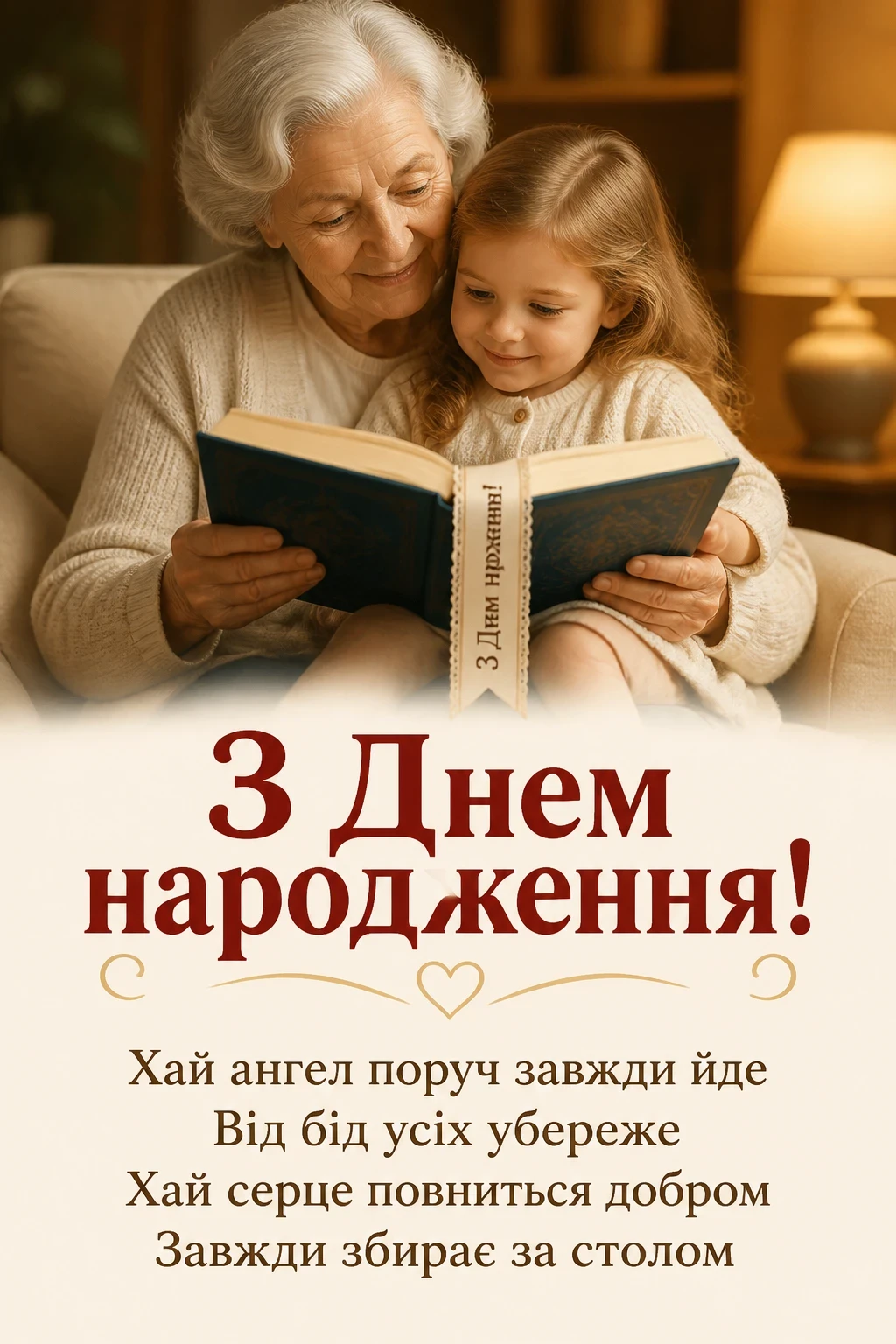 привітання з днем народження внучки від бабусі і дідуся