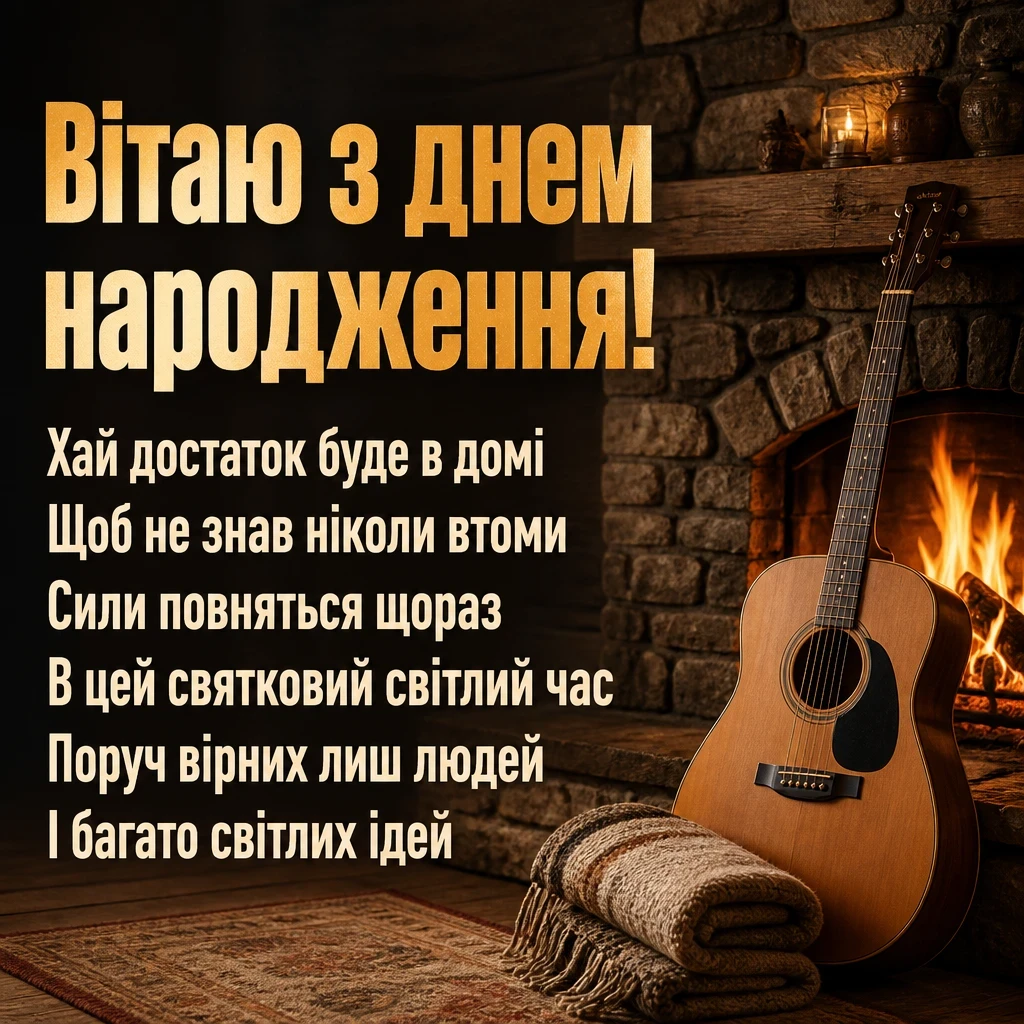 сердечні привітання з днем народження мужчині