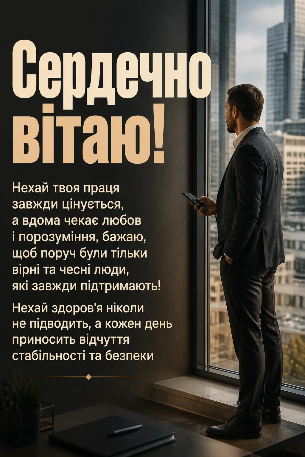 сердечні привітання з днем народження мужчині