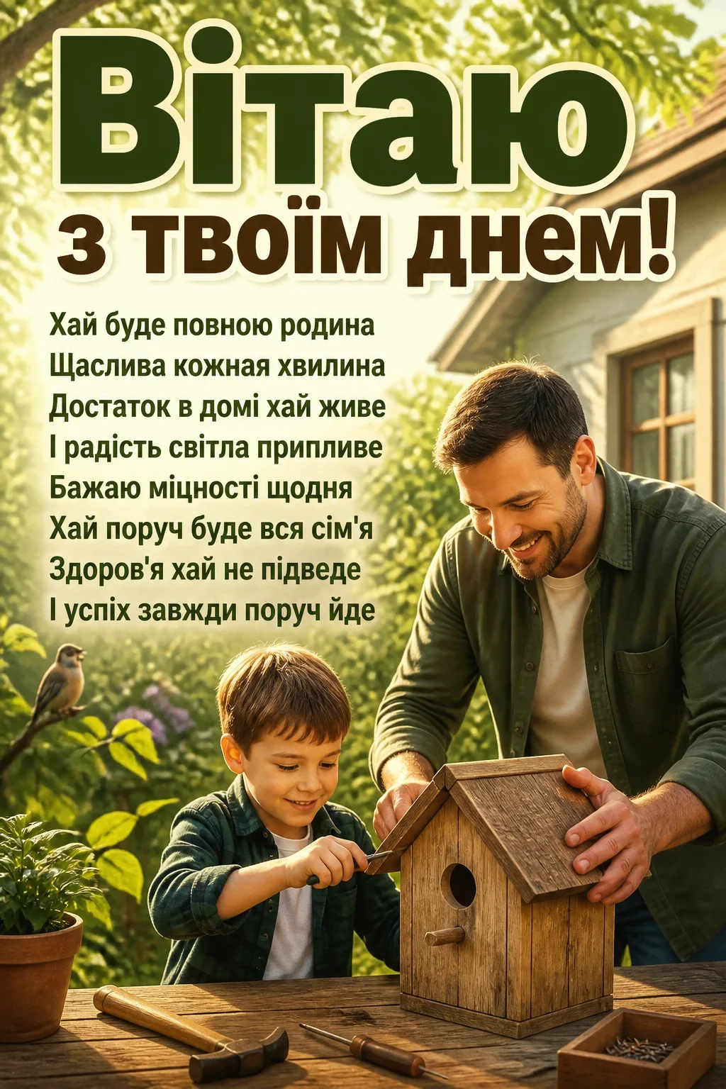 сердечні привітання з днем народження мужчині