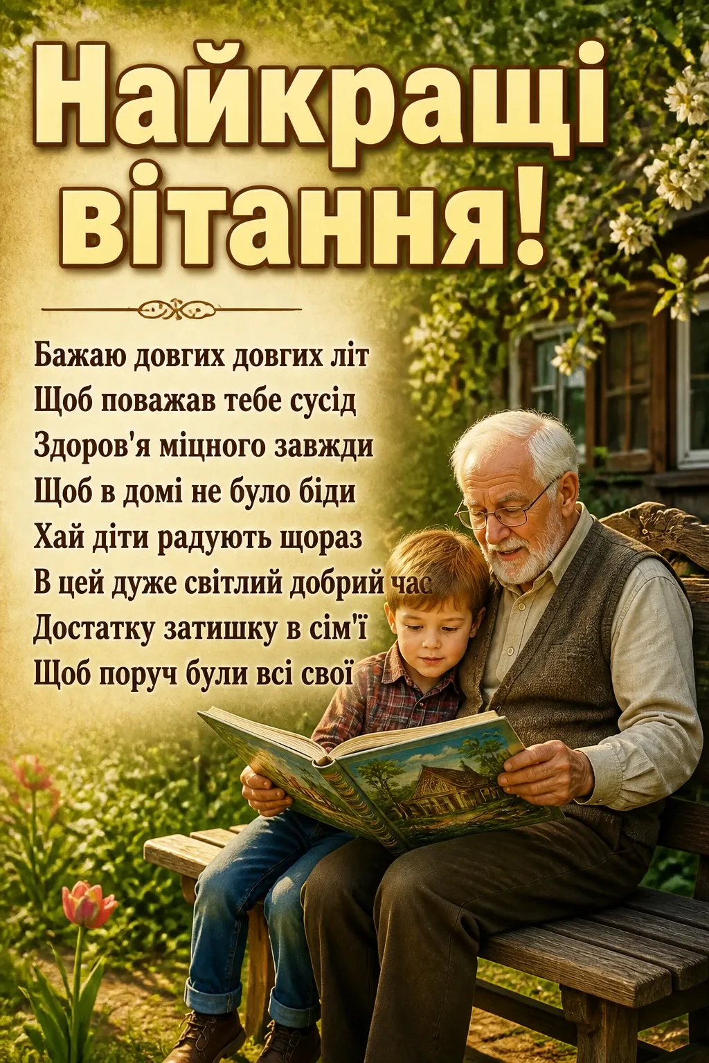 сердечні привітання з днем народження мужчині