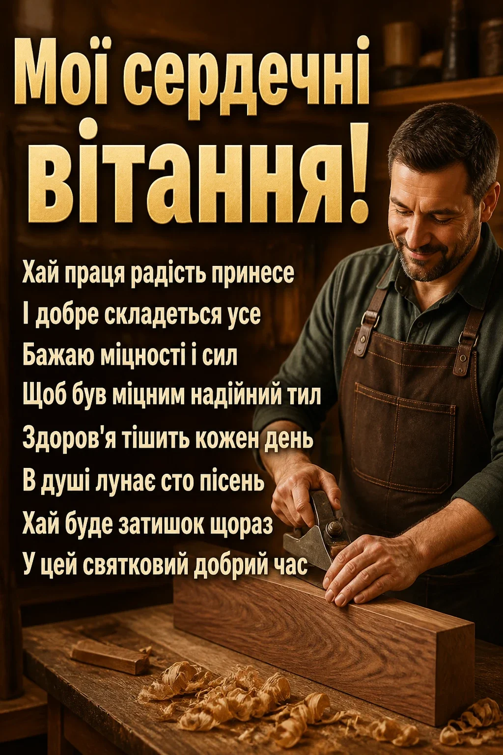 сердечні привітання з днем народження мужчині