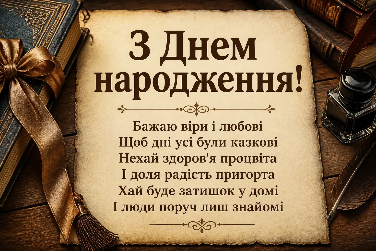 привітання з днем народження хрещеній