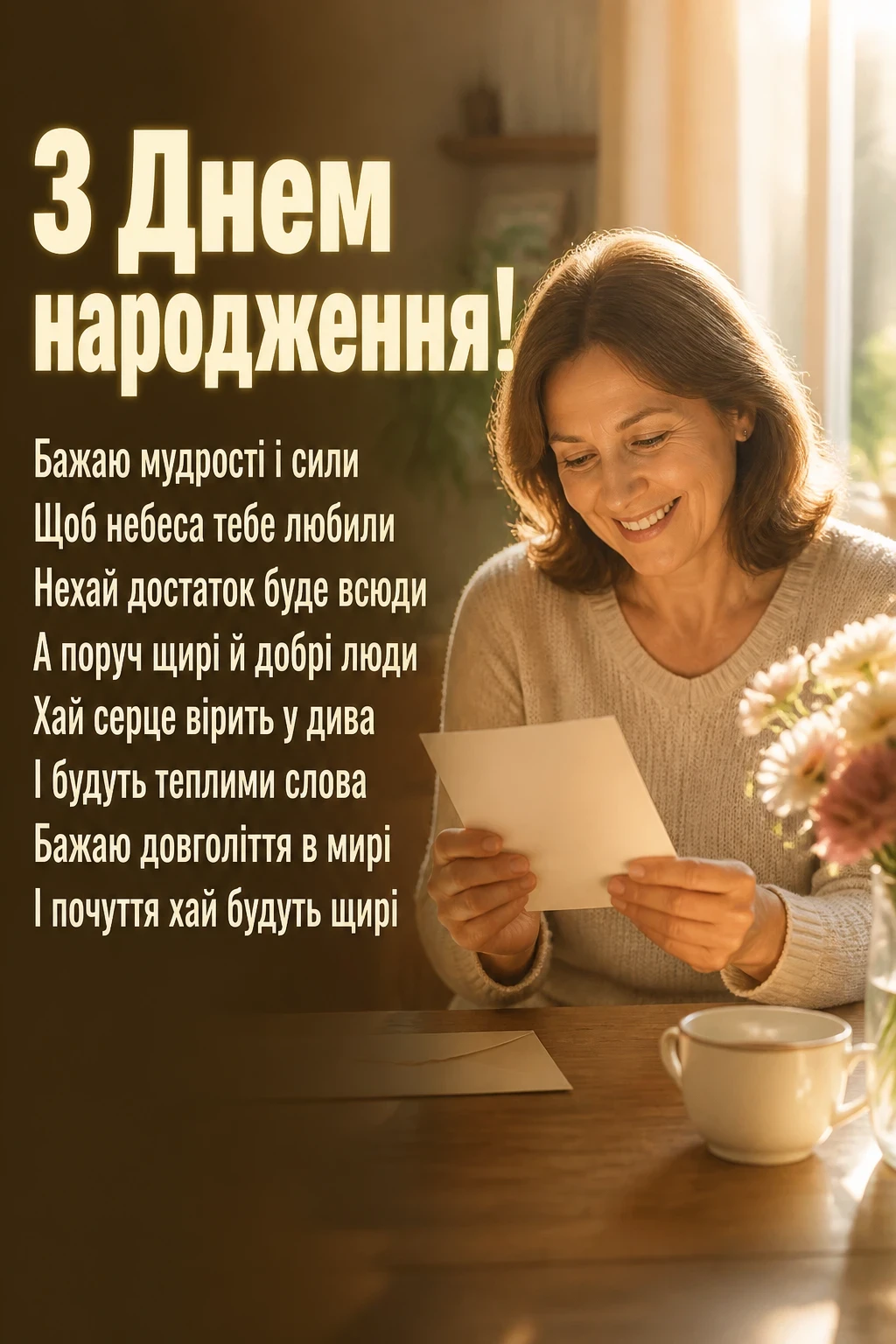 привітання з днем народження хрещеній