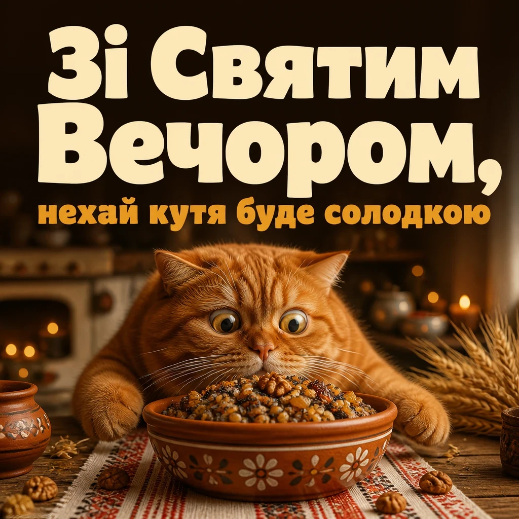 святий вечір привітання