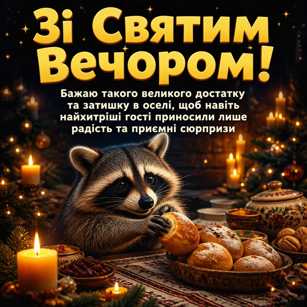 святий вечір привітання