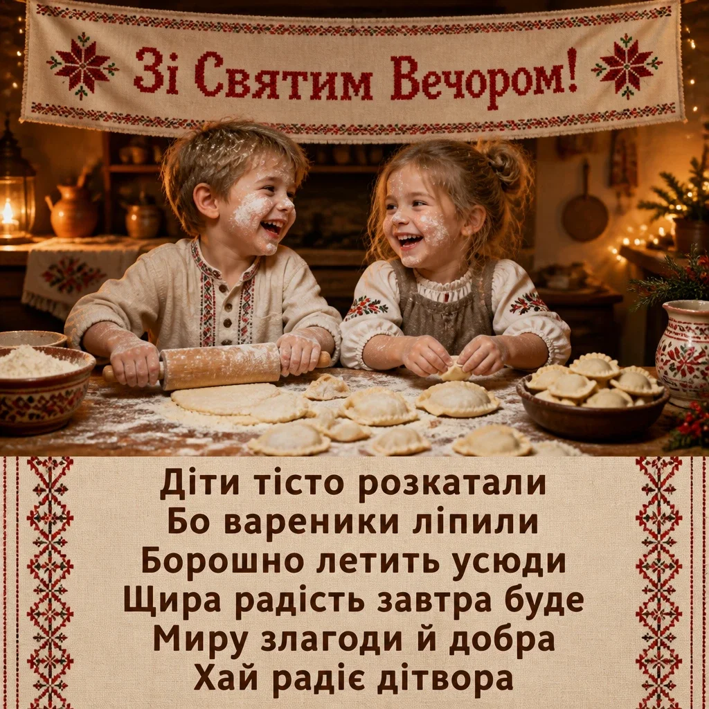 святий вечір привітання