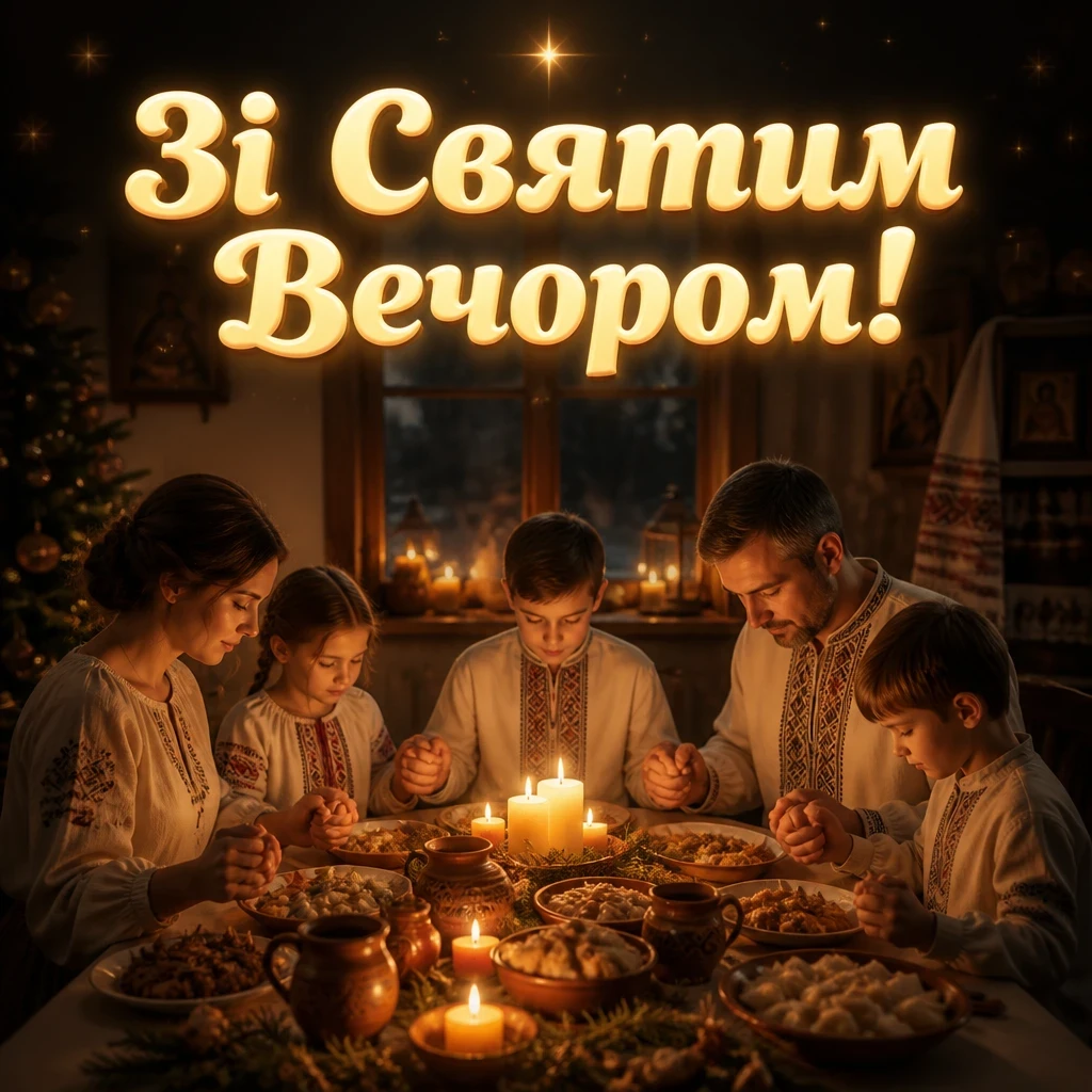 святий вечір привітання