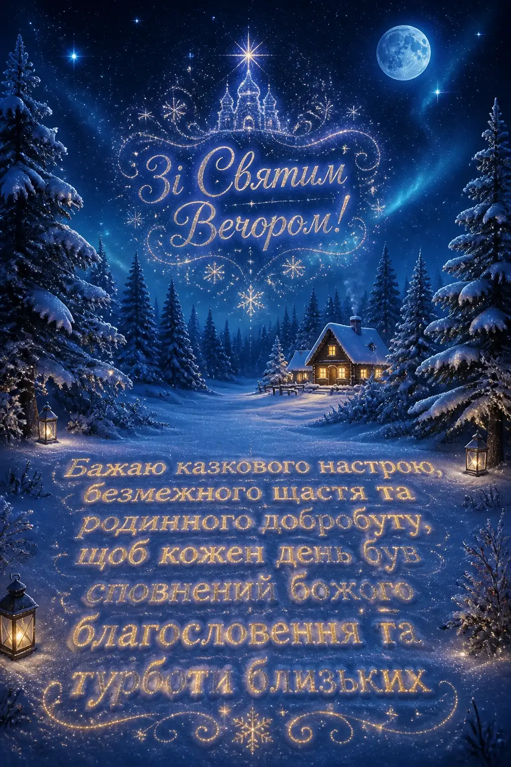 святий вечір привітання