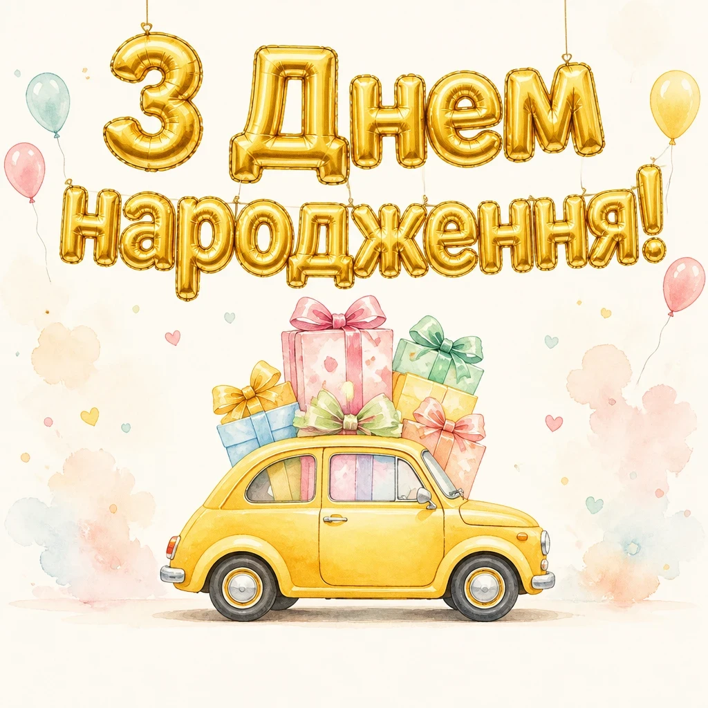 привітання дитині з днем народження