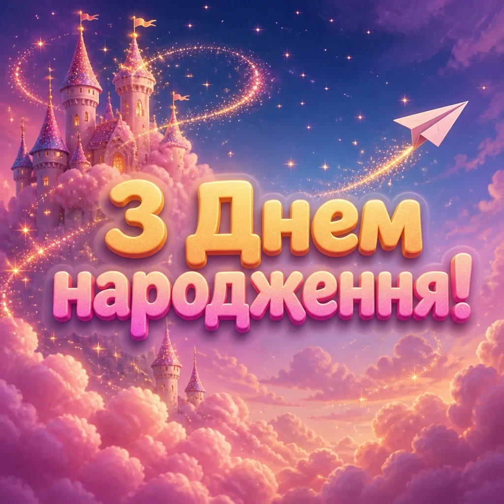 привітання дитині з днем народження
