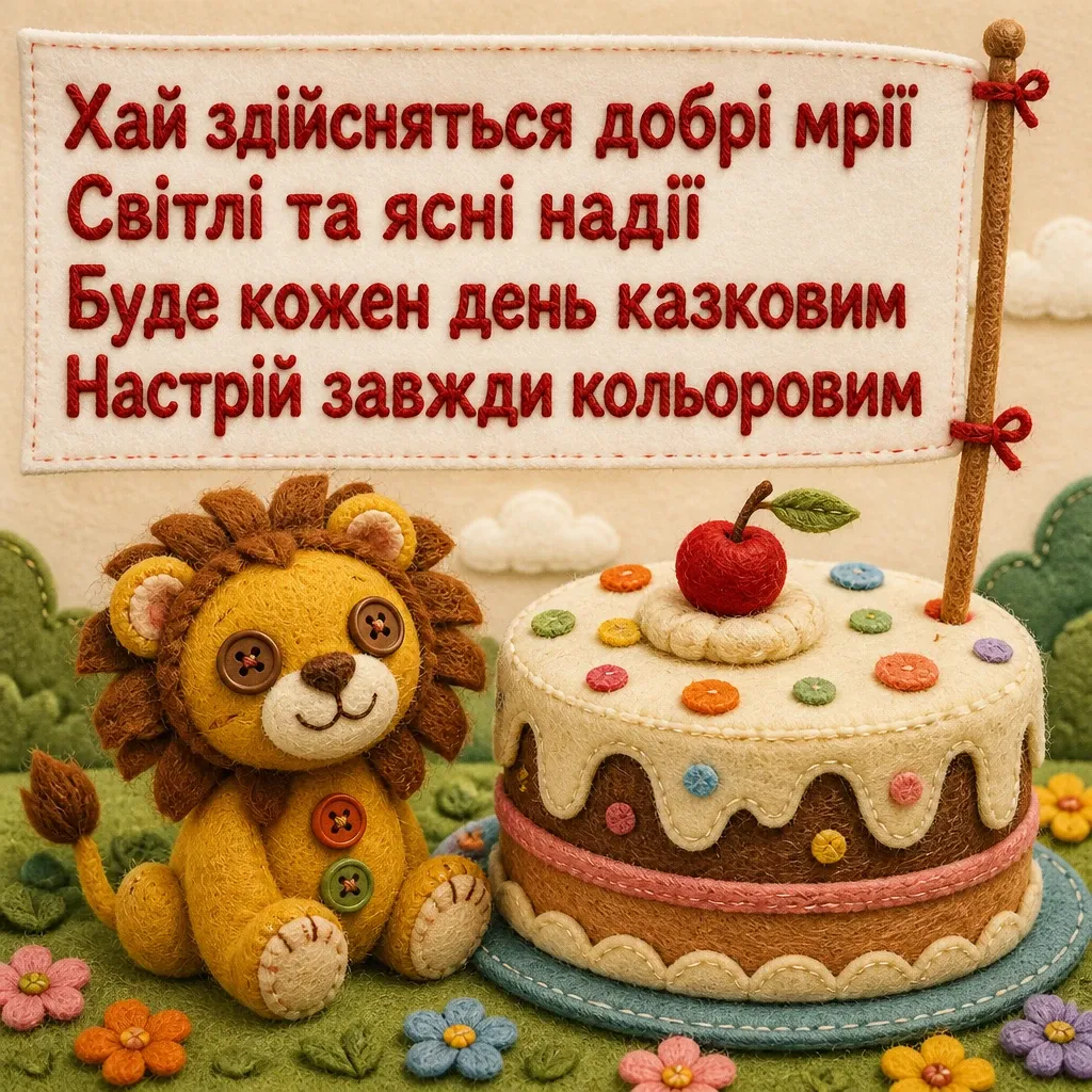 привітання дитині з днем народження
