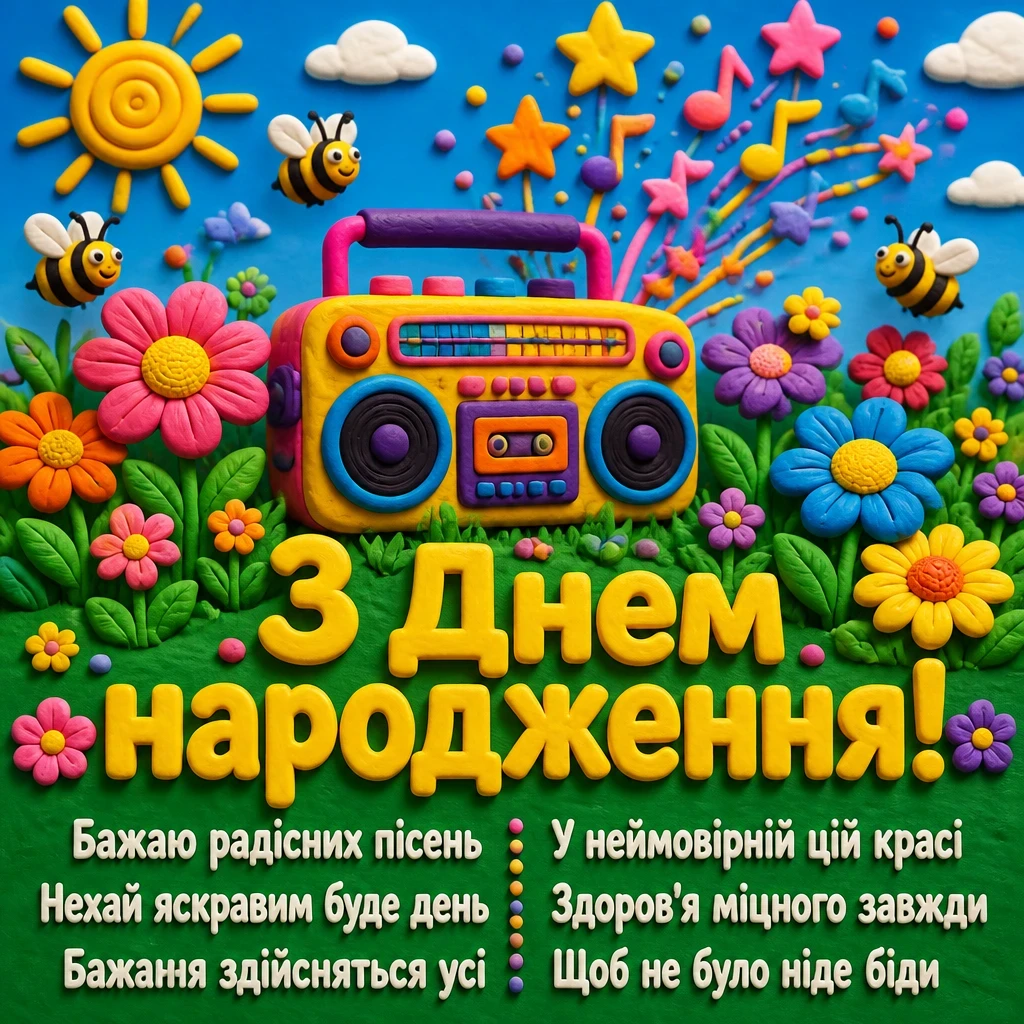 привітання дитині з днем народження