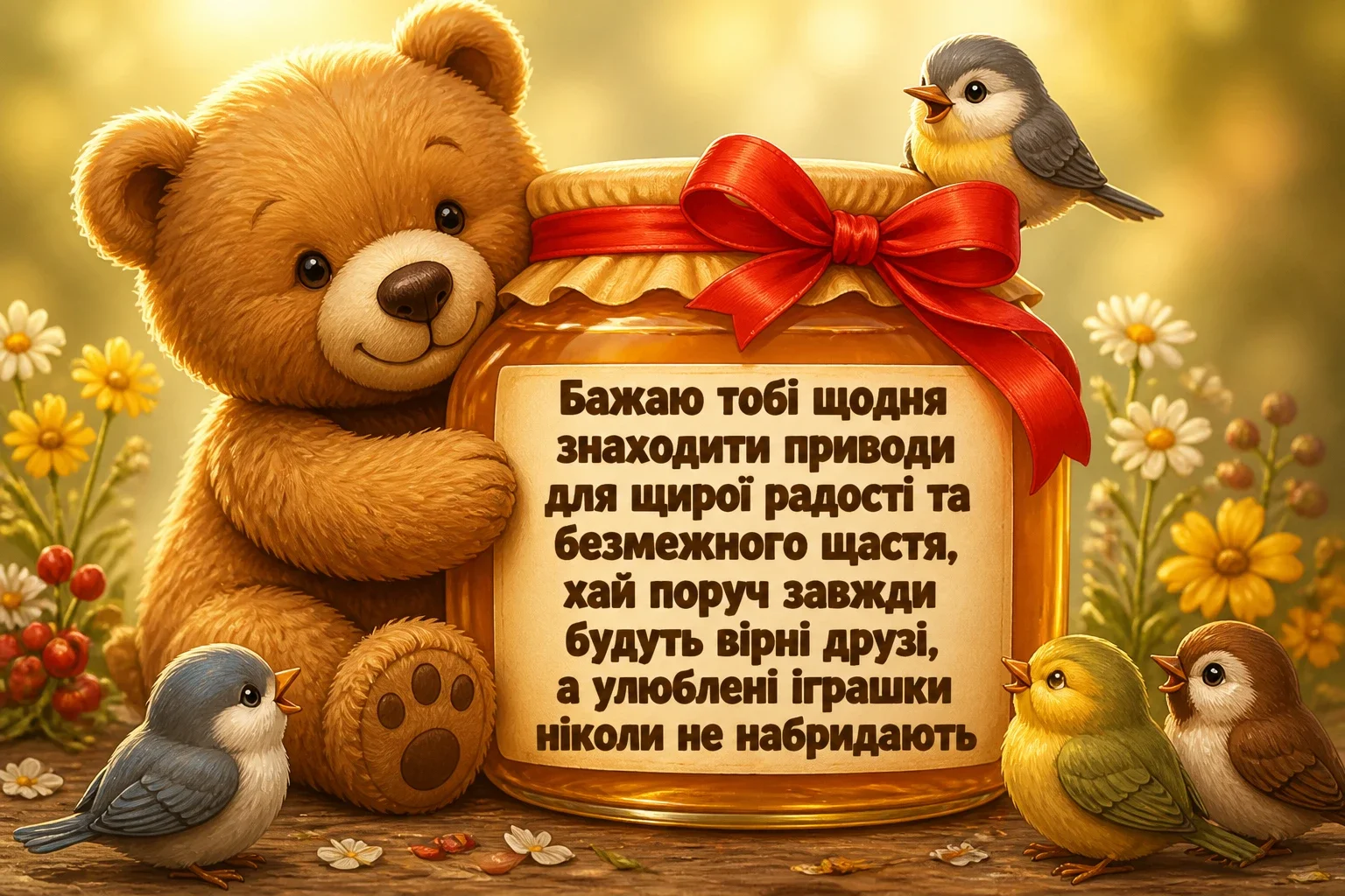 привітання дитині з днем народження