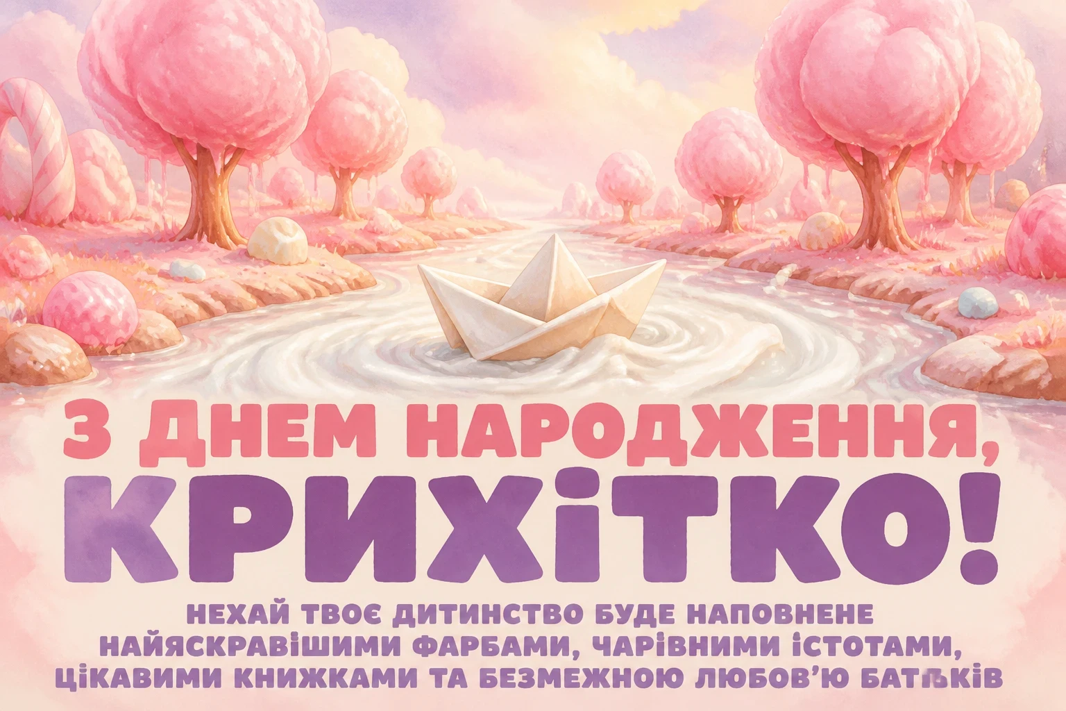 привітання дитині з днем народження